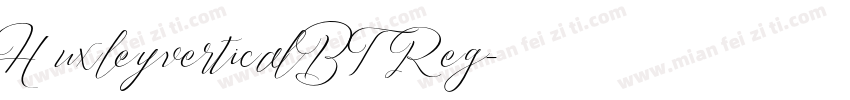 HuxleyverticalBT Reg字体转换